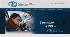 Desktop Screenshot of geislerlawoffices.com